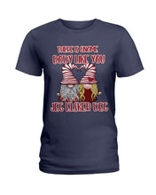 Load image into Gallery viewer, Gnome Lover Christmas Gift For Couple Tee Ladies Tee