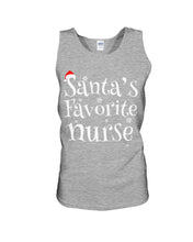 Load image into Gallery viewer, Santa's Favorite Nurse Unisex Tank Top