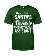 Load image into Gallery viewer, Santa Favorite Assistant Funny Christmas Gift Shirt Guys Tee