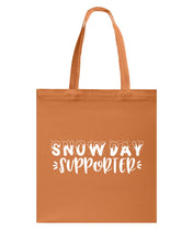 Load image into Gallery viewer, Snow Day Supporter Christmas Gift For Friends Family T-Shirt Basketweave Tote Bag