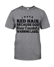 Load image into Gallery viewer, Great Gift For Redhead Grandma Guys Tee