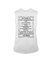 Load image into Gallery viewer, Italian Say Goodbye Funny Tee Unisex Long Sleeve