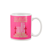 Load image into Gallery viewer, Lived By A Code Back Side T-Shirt Mug