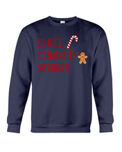 Load image into Gallery viewer, Nice Naughty Ginger Redhead T Shirt Sweatshirt