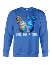 Load image into Gallery viewer, Hope For Cure Diabetes Awareness Sweatshirt