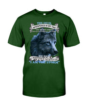 Load image into Gallery viewer, Wolf Lovers Trending Quote Tee Guys Tee