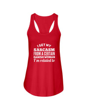 Load image into Gallery viewer, Danish Sarcasm Inherited Women Ladies Flowy Tank
