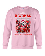 Load image into Gallery viewer, Woman Loves Ohio States Buckeyes American Football Ncaa 2019 T-Shirt Sweatshirt
