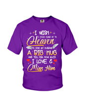 Load image into Gallery viewer, Climb Up To Heaven My Husbabd Youth Tee