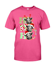 Load image into Gallery viewer, Funny Cows Ho Ho Ho Christmas Gift For Cow Lovers Guys Tee
