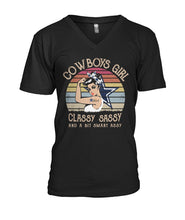 Load image into Gallery viewer, Dallas Cowboys Girl Classy Sassy Guys V-Neck
