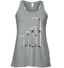 Load image into Gallery viewer, Into The Space Gift For Fans Black T-Shirt Ladies Flowy Tank