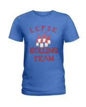 Load image into Gallery viewer, Lefse Rolling Team Cute Tee Ladies Tee