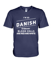 Load image into Gallery viewer, Danish Blood Denmark Lovers Guys V-Neck