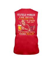 Load image into Gallery viewer, Oilfield Worker Beer Lover Gift Funny Tee Unisex Long Sleeve