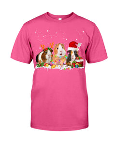 Cute Guinea Pigs Christmas Gift For Guinea Pigs Lovers Guys Tee