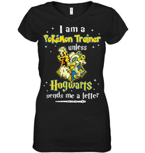 Load image into Gallery viewer, Pokemon Trainer Harry Potter Fans T-Shirt Ladies V-Neck
