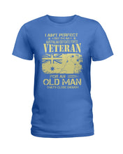 Load image into Gallery viewer, Veteran Australian Defence Force Gift For Grandpa Family Tee Ladies Tee