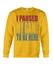 Load image into Gallery viewer, I Pause My Game To Be Here Vintage T-Shirt Sweatshirt