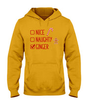 Load image into Gallery viewer, Nice Naughty Ginger Redhead T Shirt Hoodie