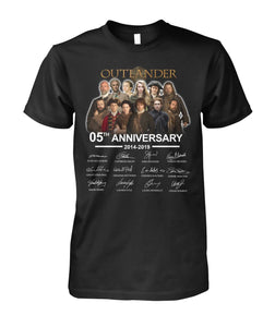 50Th Anniversary Outlander Gift For Fans Black T-Shirt Ladies V-Neck