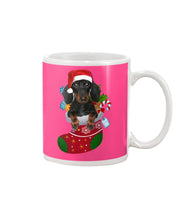 Load image into Gallery viewer, Dachshund In A Sock Christmas Cute Gift For Dachshunds Lovers Mug