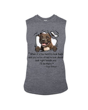 Load image into Gallery viewer, Pitbull I'll Be There Gift For Dog Lovers T-Shirt Unisex Long Sleeve