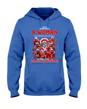 Load image into Gallery viewer, Woman Loves Ohio States Buckeyes American Football Ncaa 2019 T-Shirt Hoodie