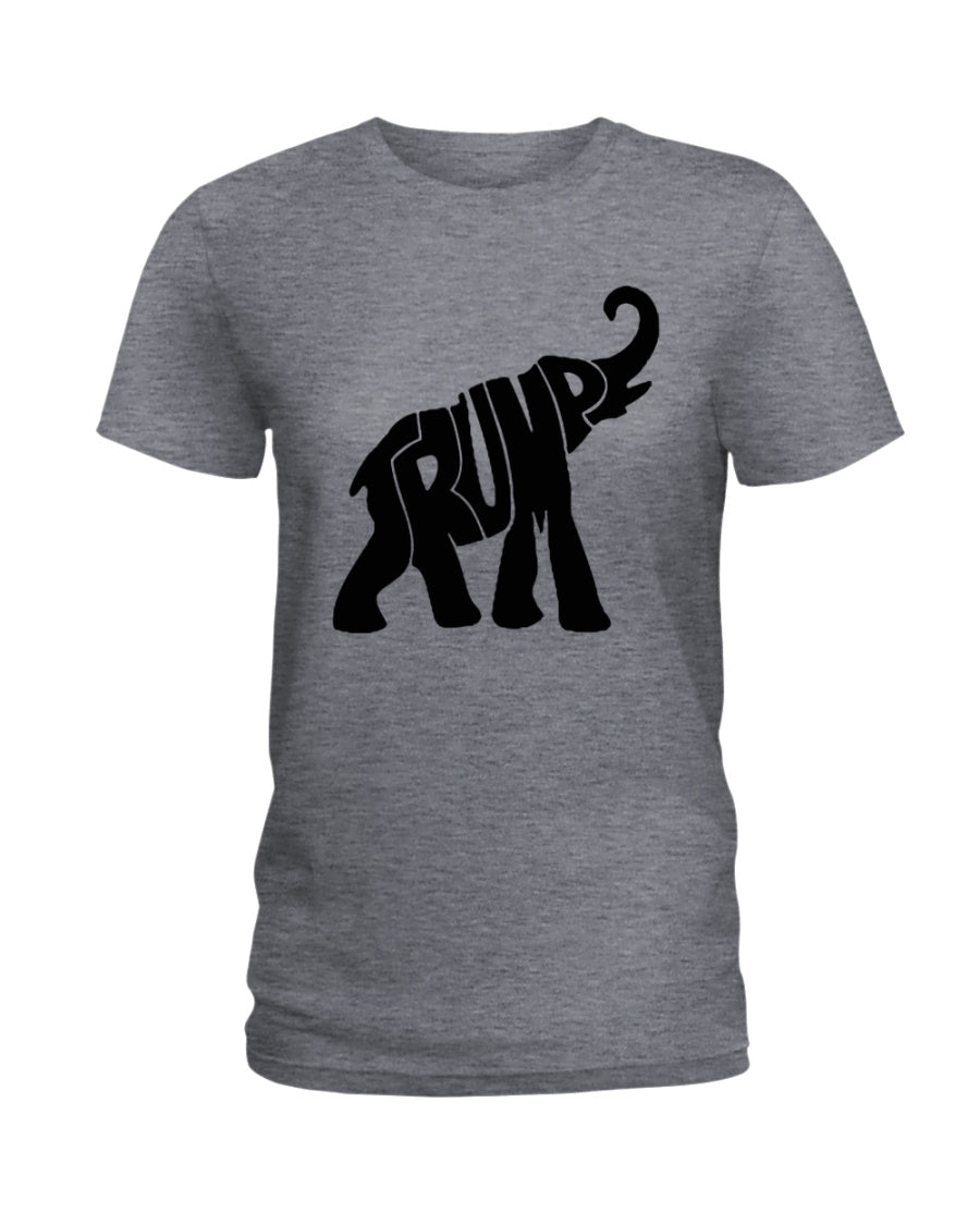 Elephant Trump Gift For American T-Shirt Ladies Tee