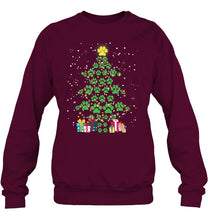 Load image into Gallery viewer, Cute Dog Paws Christmas Tree Shirt Sweatshirt