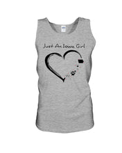 Load image into Gallery viewer, Just An Iowa Girl Unisex Tank Top