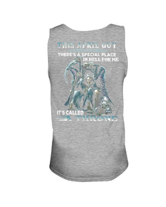 Throne April Guy Special Space Horoscope T-Shirt Unisex Tank Top