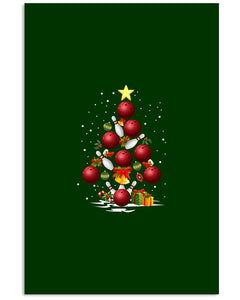 Bowling   Bowling Christmas Tree Christmas T-Shirt Vertical Poster