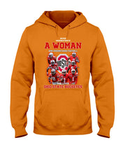 Load image into Gallery viewer, Woman Loves Ohio States Buckeyes American Football Ncaa 2019 T-Shirt Hoodie