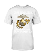 Load image into Gallery viewer, Camp Pendleton Earned Black T-Shirt Guys Tee