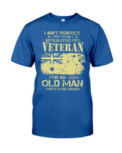 Load image into Gallery viewer, Veteran Australian Defence Force Gift For Grandpa Family Tee Guys Tee