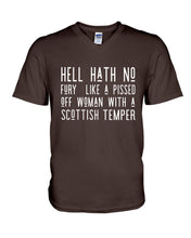 Load image into Gallery viewer, Scottish Woman Temper Scotland Lovers Guys V-Neck