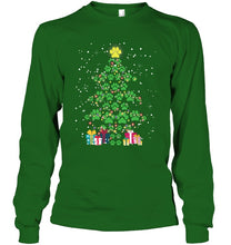 Load image into Gallery viewer, Cute Dog Paws Christmas Tree Shirt Unisex Long Sleeve