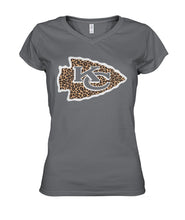 Load image into Gallery viewer, Kansas City Chief Ladies V-Neck