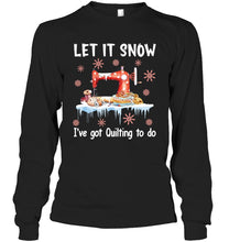 Load image into Gallery viewer, Christmas Gift For Quilting Lovers Unisex Long Sleeve