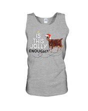 Load image into Gallery viewer, Jolly Cat Christmas Gift For Cat Lovers Unisex Tank Top