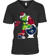 Load image into Gallery viewer, Funny Grinch San Francisco 49Ers Christmas Gift Tee Guys V-Neck
