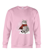 Load image into Gallery viewer, Cute Cat Christmas Gift For Cat Lovers Custom T-Shirt Sweatshirt