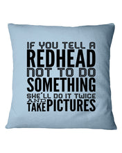 Load image into Gallery viewer, Redhead Unicorn Gift For Fans Funny T-Shirt Pillow Cover