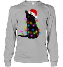 Load image into Gallery viewer, Cat Merry And Bright New Unisex Long Sleeve
