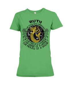 Ruth The Soul Of Mermaid Horoscope T-Shirt Ladies Tee