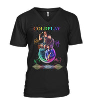 Load image into Gallery viewer, Coldplay Anniversary Great T-Shirt For Fans Guys V-Neck