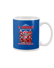 Load image into Gallery viewer, Woman Loves Ohio States Buckeyes American Football Ncaa 2019 T-Shirt Mug
