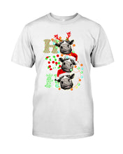 Load image into Gallery viewer, Funny Cows Ho Ho Ho Christmas Gift For Cow Lovers Guys Tee
