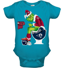 Load image into Gallery viewer, Funny Grinch San Francisco 49Ers Christmas Gift Tee Baby Onesie